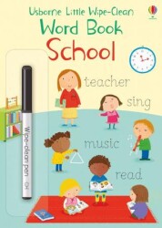 Little Wipe-Clean Word Book Schoolc - Usborne