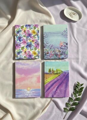 Liz 15X21 Ofset Kuşe Kapak 112 Yaprak Defter Iso+Çzg Gün Batımı - 2