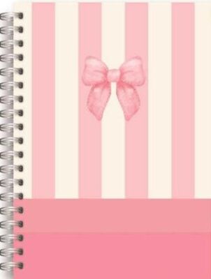 Liz 17X24 Spiralli Sert Kapak 120 Yaprak Kareli Defter Çizgili Fiyonk - 1