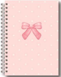 Liz 17X24 Spiralli Sert Kapak 120 Yaprak Kareli Defter Noktalı Fiyonk - Lizy