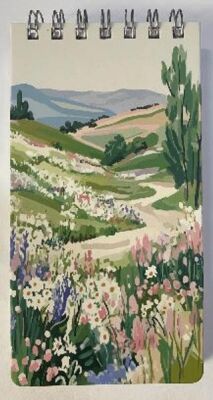 Liz To Do List Spiralli 4 Bölümlü 10X19 Not Defteri Bahçe Tasarımı - 1