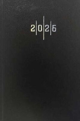 Liz Aj902E-S 14X20 Ekonomik Cilt Bezi 2026 Ajanda Siyah - 1