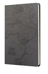 Lotr Orta Dünya Haritası Sert Kapak Butik Defter Siyah 80 yaprak - Mabbels
