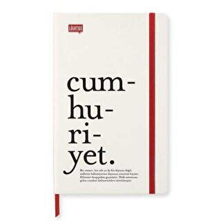 Lugat365 Cumhuriyet Ciltli Çizgili 80 Yaprak 13x21 Cm - 1