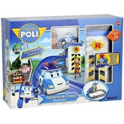 Macera Merkez İstasyon Oyun Seti Poli Araç Figürlü - Robocar Poli
