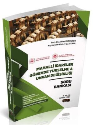 Mahalli İdareler GYS ve Unvan Değişikliği Soru Bankası - 1