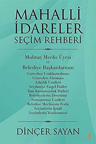 Mahalli İdareler Seçim Rehberi - Cinius Yayınları