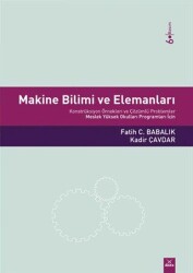 Makine Bilimi ve Elemanları - Dora Basım Yayın