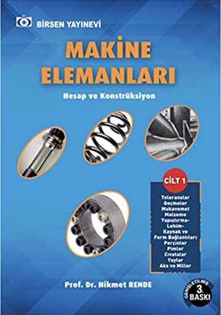 Makine Elemanları Cilt - 1 - Birsen Yayınevi