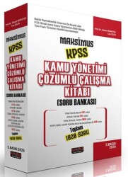 Maksimus KPSS Kamu Yönetimi Çözümlü Çalışma Kitabı Soru Bankası - Savaş Yayınevi