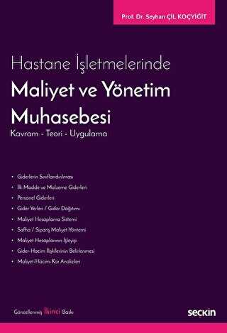 Maliyet ve Yönetim Muhasebesi - Seçkin Yayıncılık