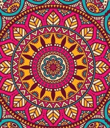 Mandala Tam Desen - Hediye Kartı - Muchos