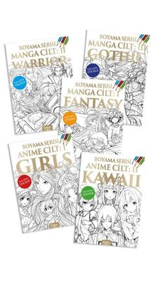 Manga - Anime Serisi 5 Kitap Takım