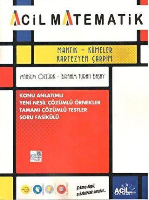 Acil Yayınları Mantık Kümeler Kartezyen Çarpım Konu Anlatımlı Soru Fasikülü - 1