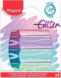 Maped Fosforlu Kalemler Glıtter Pastel 4`Lü Blister - 2