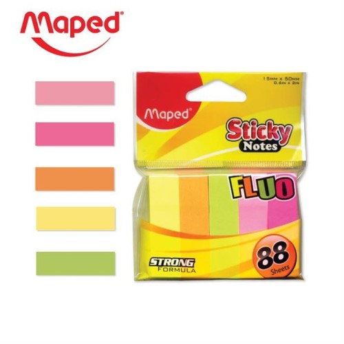 Maped Sticky Notes 15X50 Mm Fosforlu 88 Etiket