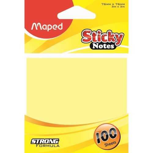 Maped Sticky Notes 76X76 Mm Standart Boy 100 Syf