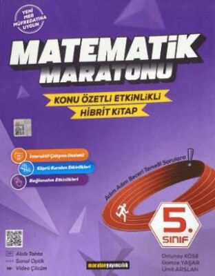 Maraton Yayıncılık 5. Sınıf Matematik Maratonu Konu Özetli - Etkinlikli Kitap - 1