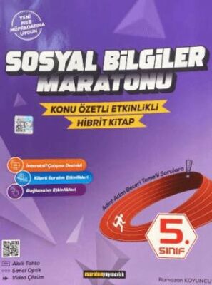 Maraton Yayıncılık 5. Sınıf Sosyal Bilgiler Maratonu Konu Özetli - Etkinlikli Kitap - 1