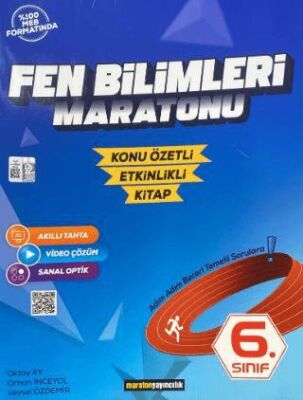 Maraton Yayıncılık 6. Sınıf Fen Bilimleri Maratonu Konu Özetli - Etkinlikli Kitap - 1