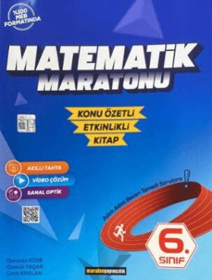 Maraton Yayıncılık 6. Sınıf Matematik Maratonu Konu Özetli - Etkinlikli Kitap - 1