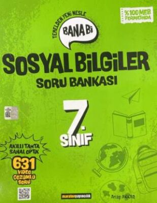 Maraton Yayıncılık 7. Sınıf Bana Bi Sosyal Bilgiler Soru Bankası - 1