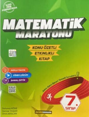 Maraton Yayıncılık 7. Sınıf Matematik Maratonu Konu Özetli - Etkinlikli Kitap - 1