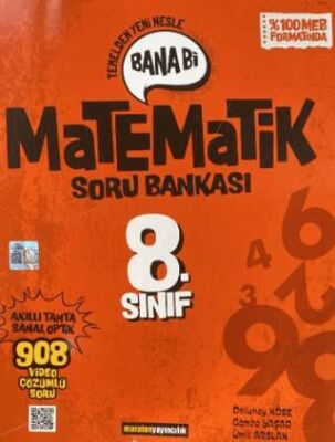 Maraton Yayıncılık 8. Sınıf Bana Bi Matematik Soru Bankası - 1