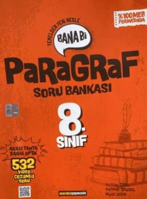 Maraton Yayıncılık 8. Sınıf Bana Bi Türkçe Paragraf Soru Bankası - 1