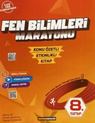 Maraton Yayıncılık 8. Sınıf Fen Bilimleri Maratonu Konu Özetli - Etkinlikli Kitap - 1