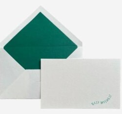 Maritera Curvy Best Wishes Tebrik Kartı 10`lu Kutu - Maritera