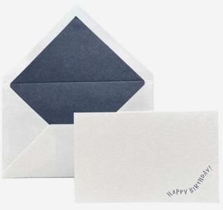 Maritera Curvy Happy Birthday Tebrik Kartı 10`lu Kutu - 1