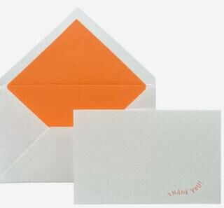 Maritera Curvy Thank You Tebrik Kartı 10`lu Kutu - 1