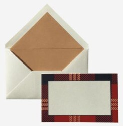 Maritera Tartan Tebrik Kartı - Maritera