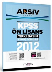 Marka Yayınları 2012 KPSS Ön Lisans Arşiv Serisi Tıpkı Basım Çıkmış Sorular - Marka Yayınları