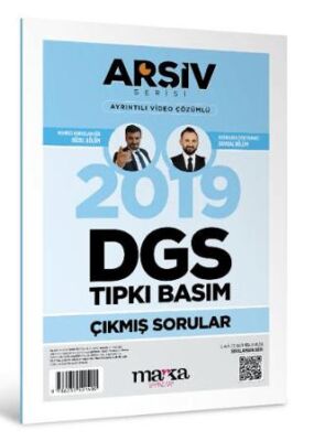 Marka Yayınları 2019 DGS Arşiv Serisi Tıpkı Basım Çıkmış Sorular - 1