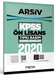 Marka Yayınları 2020 KPSS Ön Lisans Arşiv Serisi Tıpkı Basım Çıkmış Sorular - Marka Yayınları