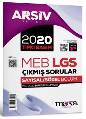 Marka Yayınları 2020 LGS 8. Sınıf Arşiv Serisi Tıpkı Basım Çıkmış Sorular Tamamı Video Çözümlü - 1