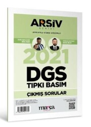 Marka Yayınları 2021 DGS Arşiv Serisi Tıpkı Basım Çıkmış Sorular - Marka Yayınları