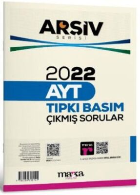 Marka Yayınları 2022 AYT Arşiv Serisi Çıkmış Sorular Tamamı Video Çözümlü - 1