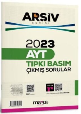 Marka Yayınları 2023 AYT Arşiv Servisi Çıkmış Sorular Tamamı Video Çözümlü - 1