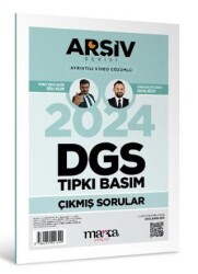 Marka Yayınları 2024 DGS Arşiv Serisi Tıpkı Basım Çıkmış Sorular - Marka Yayınları