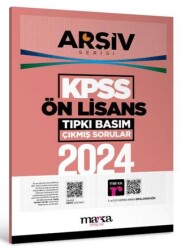 Marka Yayınları 2024 KPSS Ön Lisans Arşiv Serisi Tıpkı Basım Çıkmış Sorular - Marka Yayınları