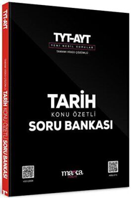 Marka Yayınları 2025 TYT AYT Tarih Konu Özetli Yeni Nesil Soru Bankası Tamamı Video Çözümlü - 1