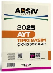 Marka Yayınları 2025 AYT Arşiv Serisi Tıpkı Basım Çıkmış Sorular - Marka Yayınları
