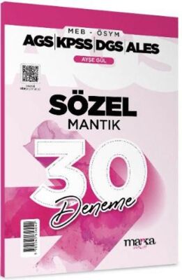 AGS KPSS DGS ALES Sözel Mantık 30 Deneme - 1
