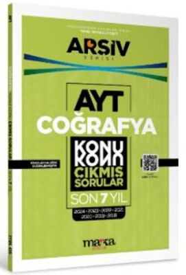 Marka Yayınları AYT Coğrafya Konu Konu Çıkmış Sorular Son 7 Yıl - 1
