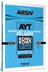AYT Din Kültürü ve Ahlak Bilgisi - Felsefe Konu Konu Çıkmış Sorular Son 7 Yıl - Marka Yayınları