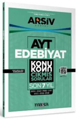 Marka Yayınları AYT Edebiyat Konu Konu Çıkmış Sorular Son 7 Yıl - 1