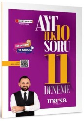 Marka Yayınları AYT Matematik İlk 10 Soru Konuları 11 Deneme - Marka Yayınları